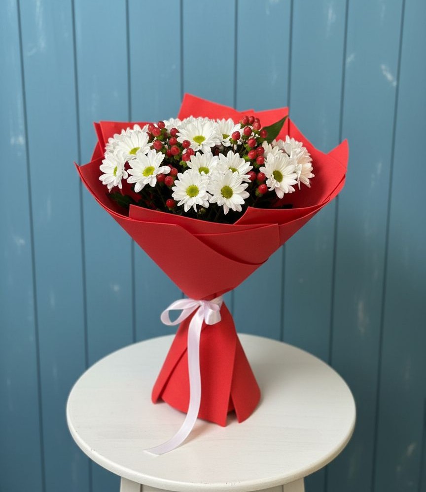 Букет цветов из: Хризантемы в Югорске