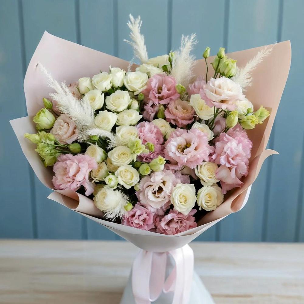 Букет цветов из: Альстромерии и Розы в Югорске