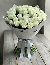 Букет 35 Белых роз в Югорске