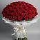 Букет 101 Красная роза Блэк Мэджик в Югорске