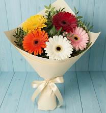 Букет цветов из:  Герберы в Югорске
