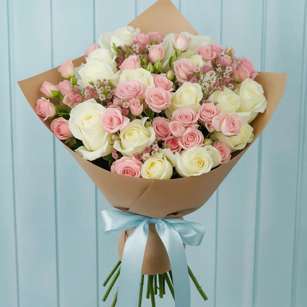Букет цветов из: Розы в Югорске