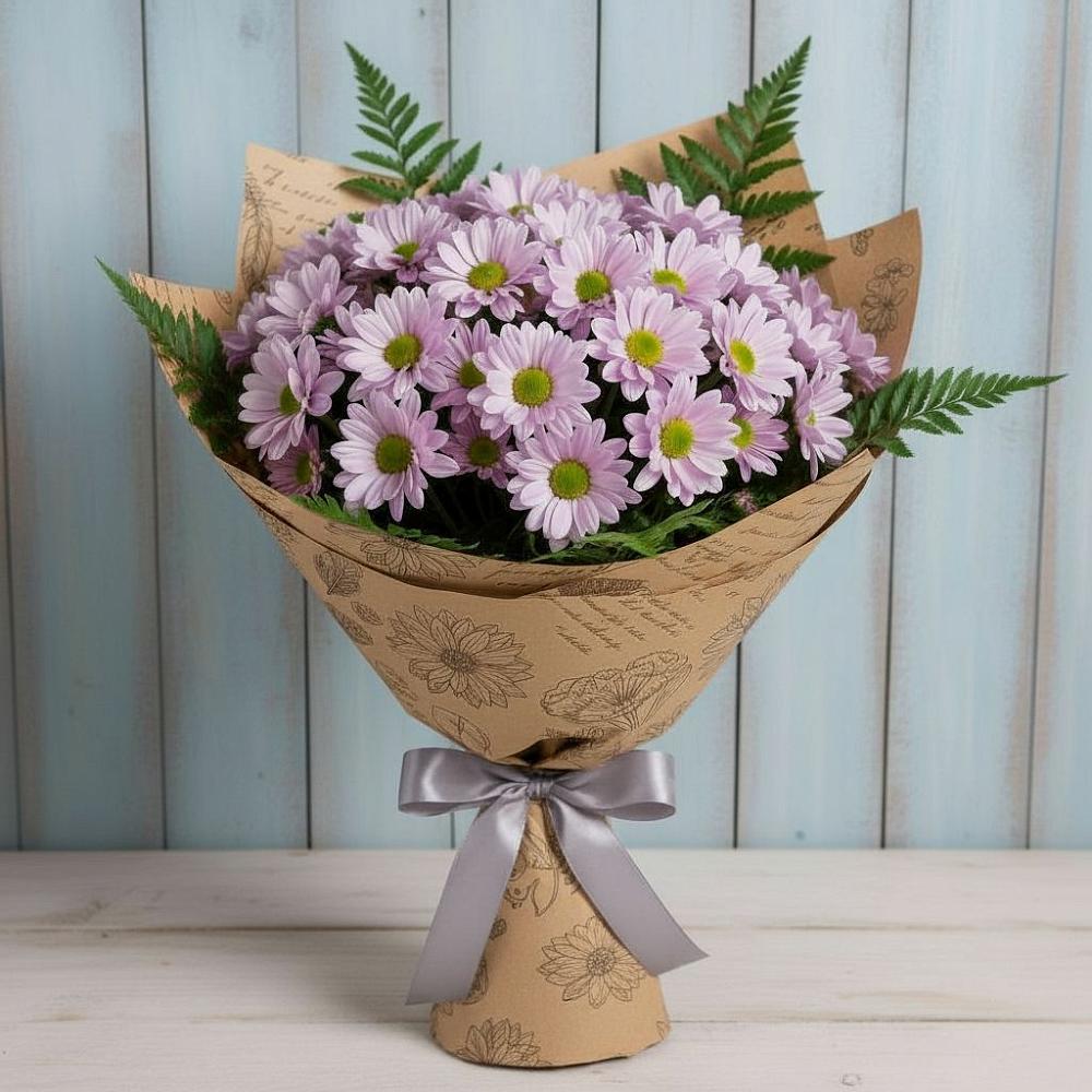 Букет цветов из: Хризантемы в Югорске