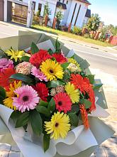Букет цветов из:  Герберы #REPLACE_PRED# Югорске