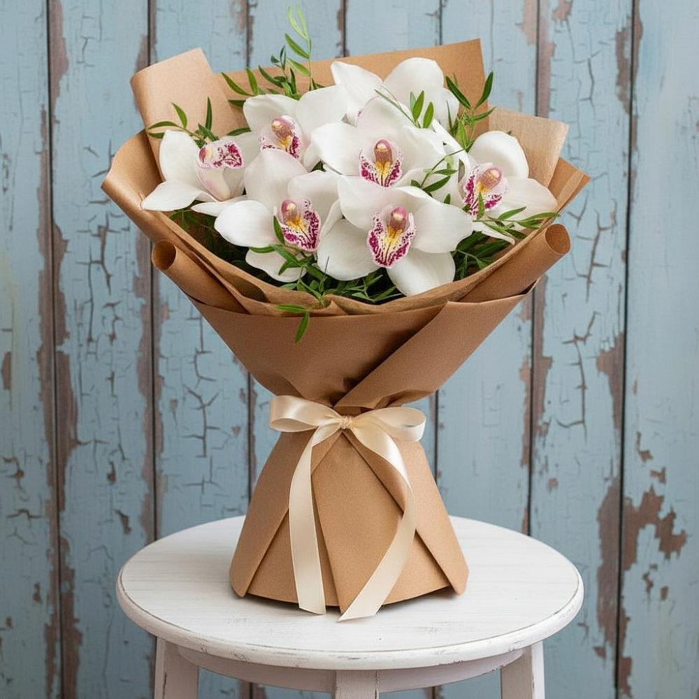 Букет цветов из: Орхидеи и Розы в Югорске