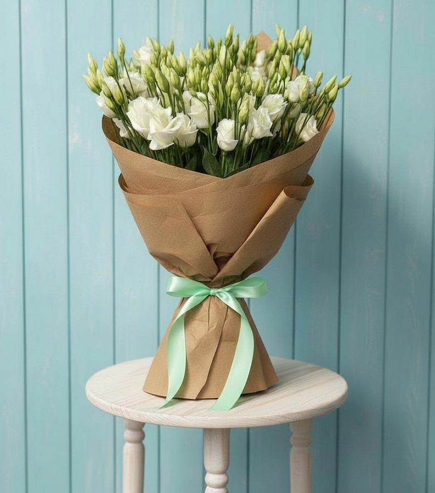 Букет цветов из: Лизиантусы в Югорске