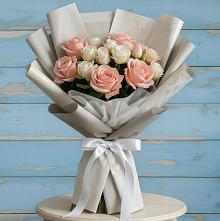 Букет цветов из:  Розы в Югорске